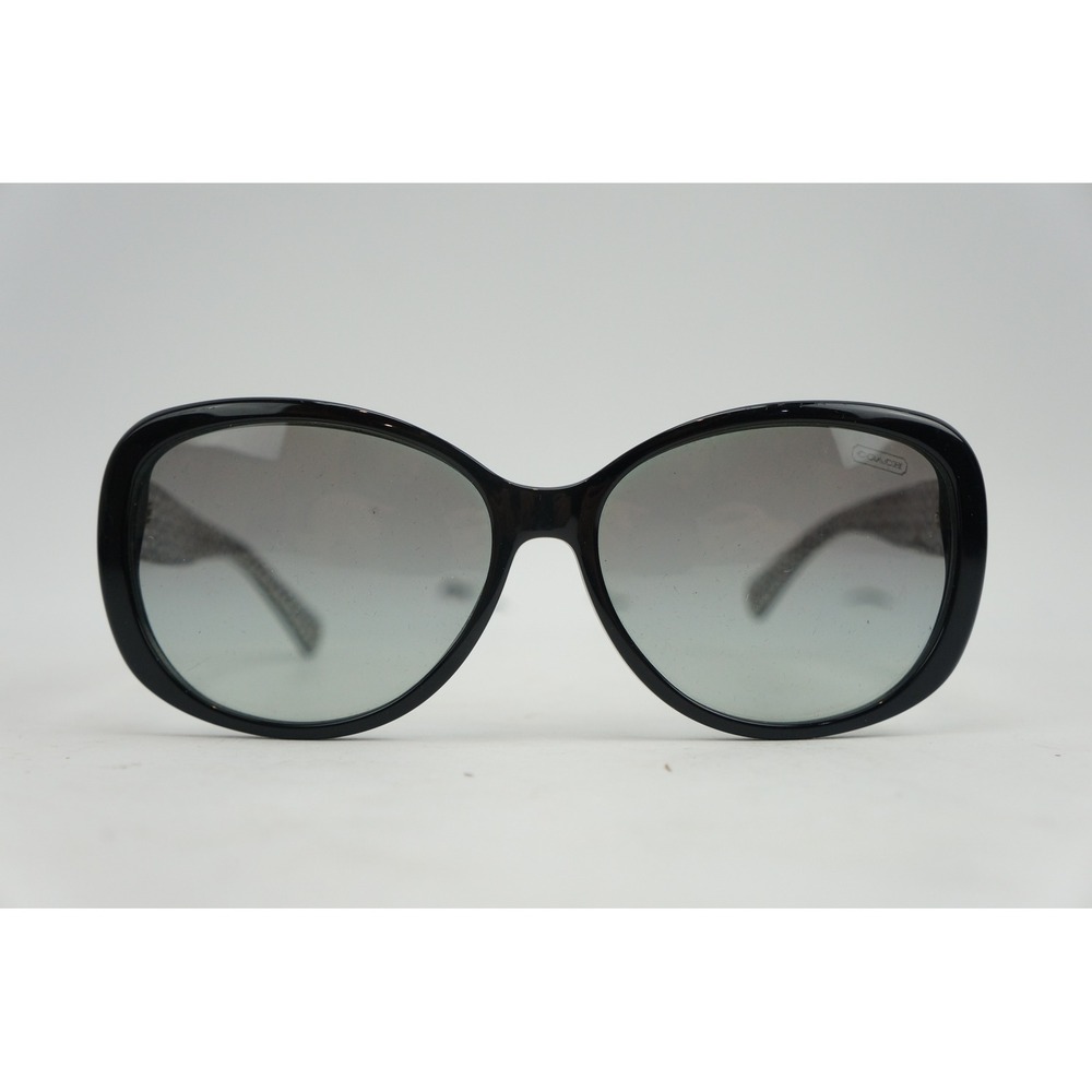 Coach Keri Sunglasses Black Butterfly Rhinestone HC 8040B 5083/11 Tortoise VGC